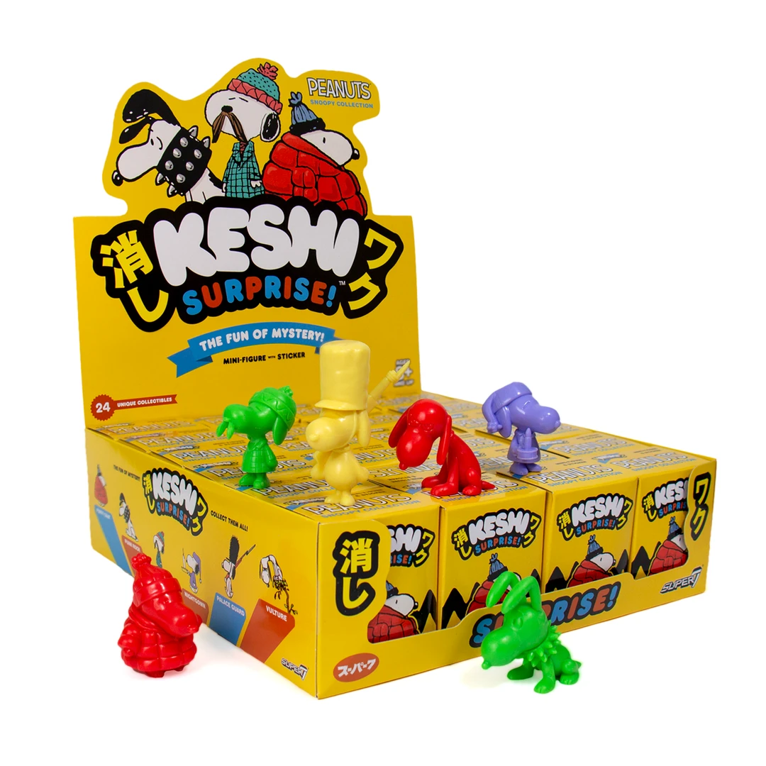 Super7 Peanuts Keshi Surprise - Snoopy Assortment 4 Super7 Peanuts Keshi Surprise - Snoopy Assortment