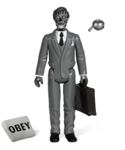Super7 They Live ReAction Figure - Male Ghoul (Black & White) Movies & TV