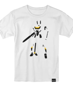 Super7 Movies & TV Robotech T-Shirt - Skull Leader Minimal