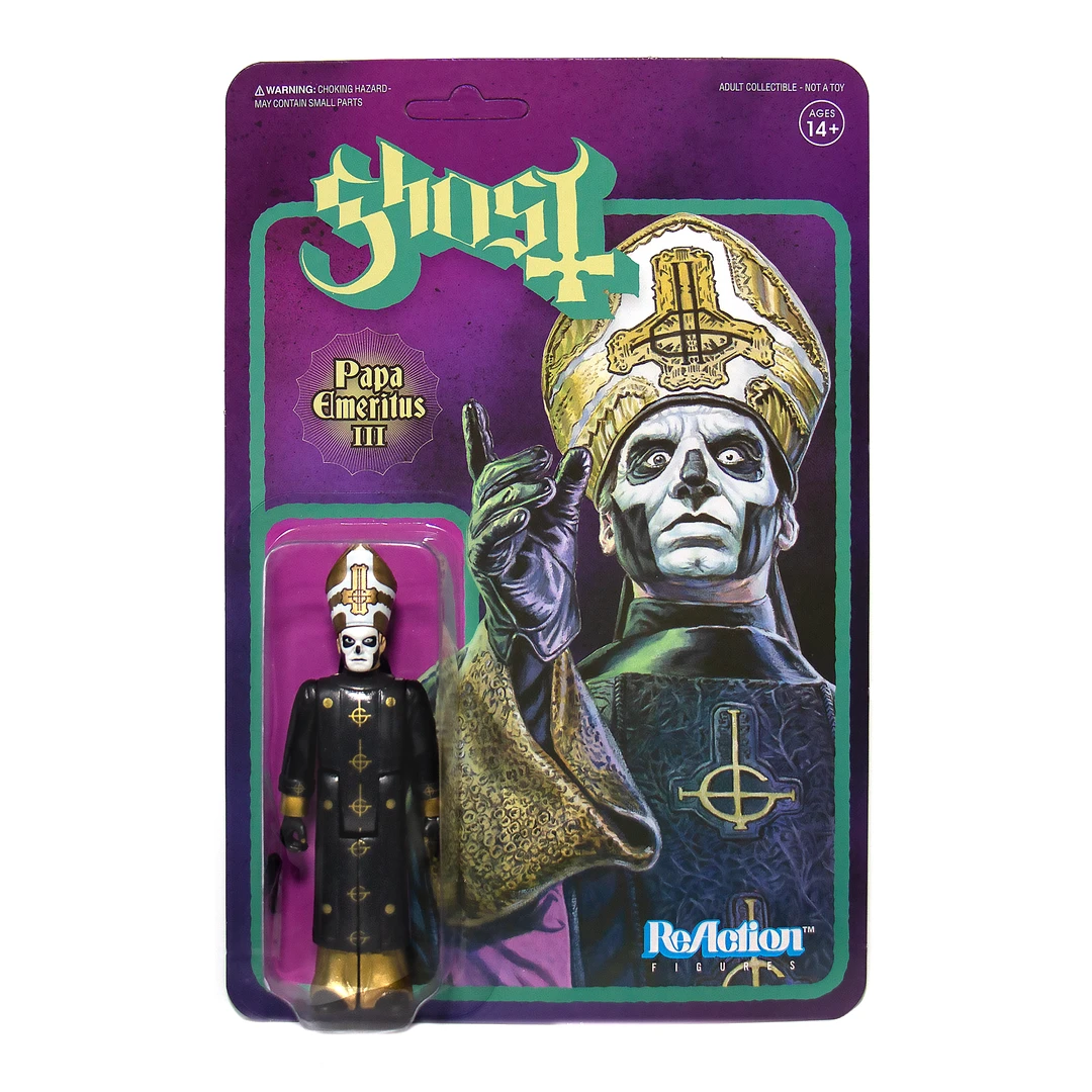 Super7 Music Ghost ReAction Figure - Papa Emeritus III 3 Super7 Music Ghost ReAction Figure - Papa Emeritus III