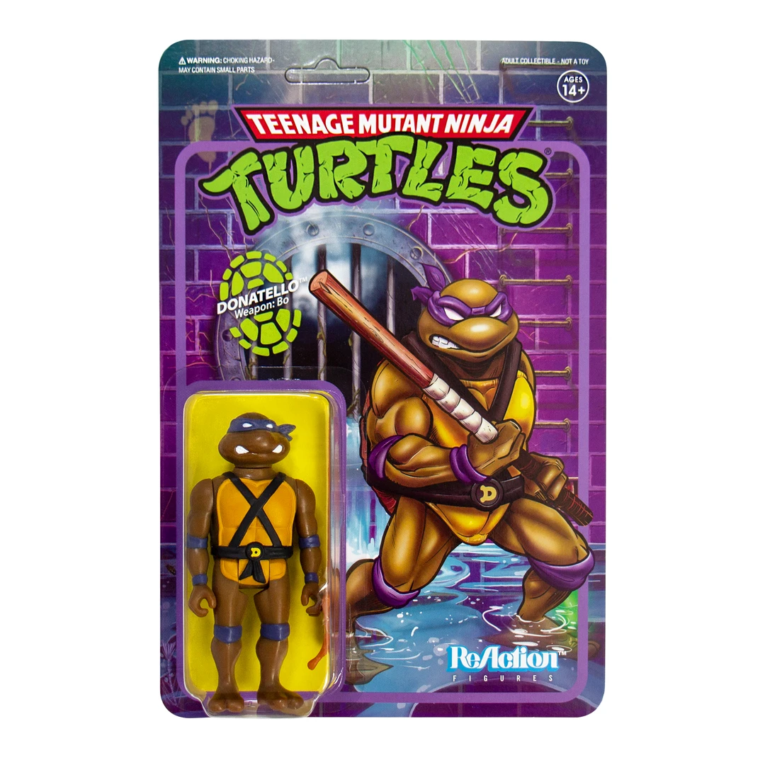 Super7 Teenage Mutant Ninja Turtles ReAction Figure - Donatello 3 Super7 Teenage Mutant Ninja Turtles ReAction Figure - Donatello