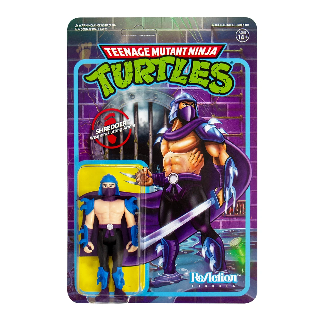 Super7 Teenage Mutant Ninja Turtles ReAction Figure - Shredder Movies & TV 3 Super7 Teenage Mutant Ninja Turtles ReAction Figure - Shredder Movies & TV