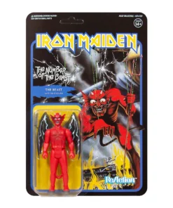 Super7 Music Iron Maiden ReAction Figure - The Number Of The Beast (Album Art)