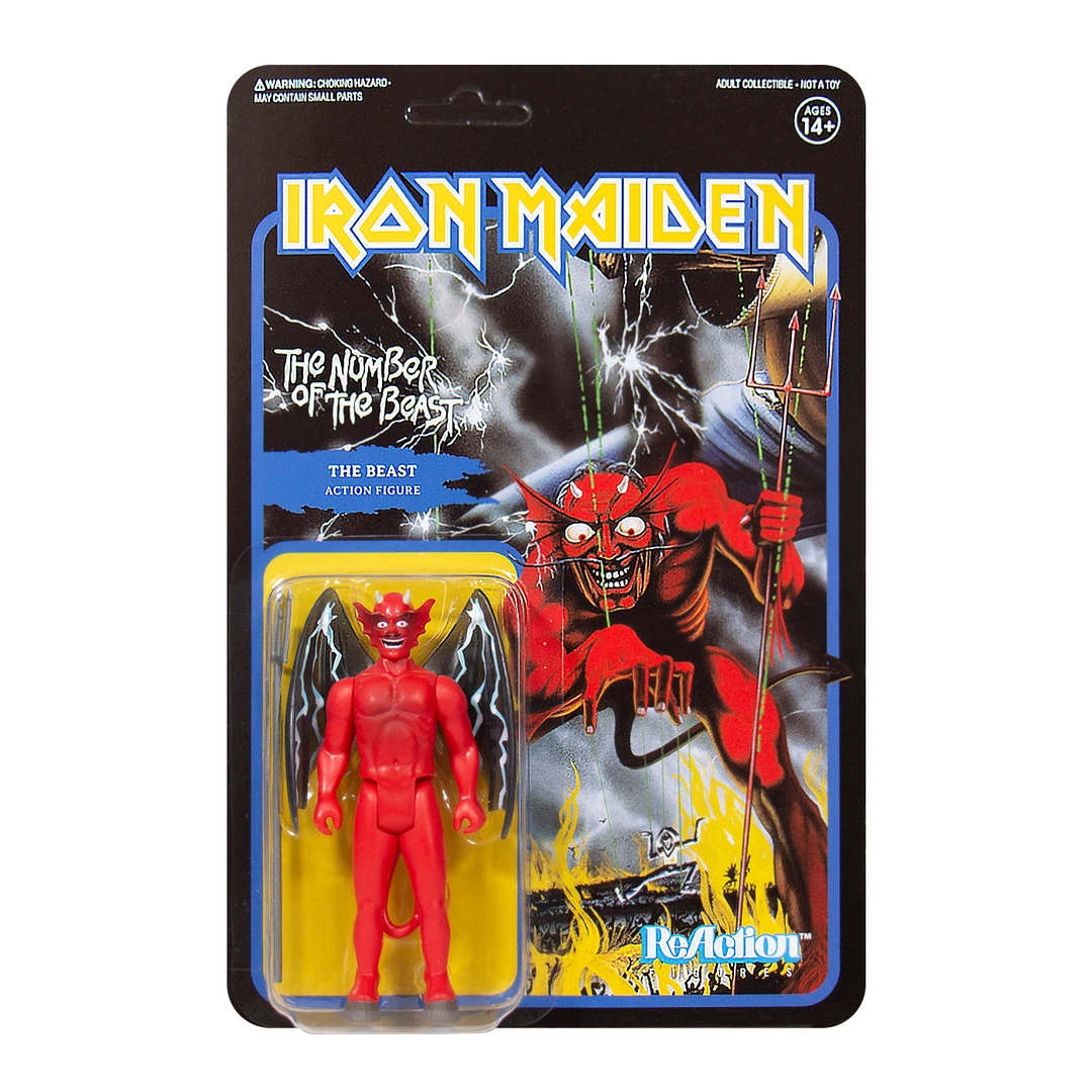Super7 Music Iron Maiden ReAction Figure - The Number Of The Beast (Album Art) 3 Super7 Music Iron Maiden ReAction Figure - The Number Of The Beast (Album Art)