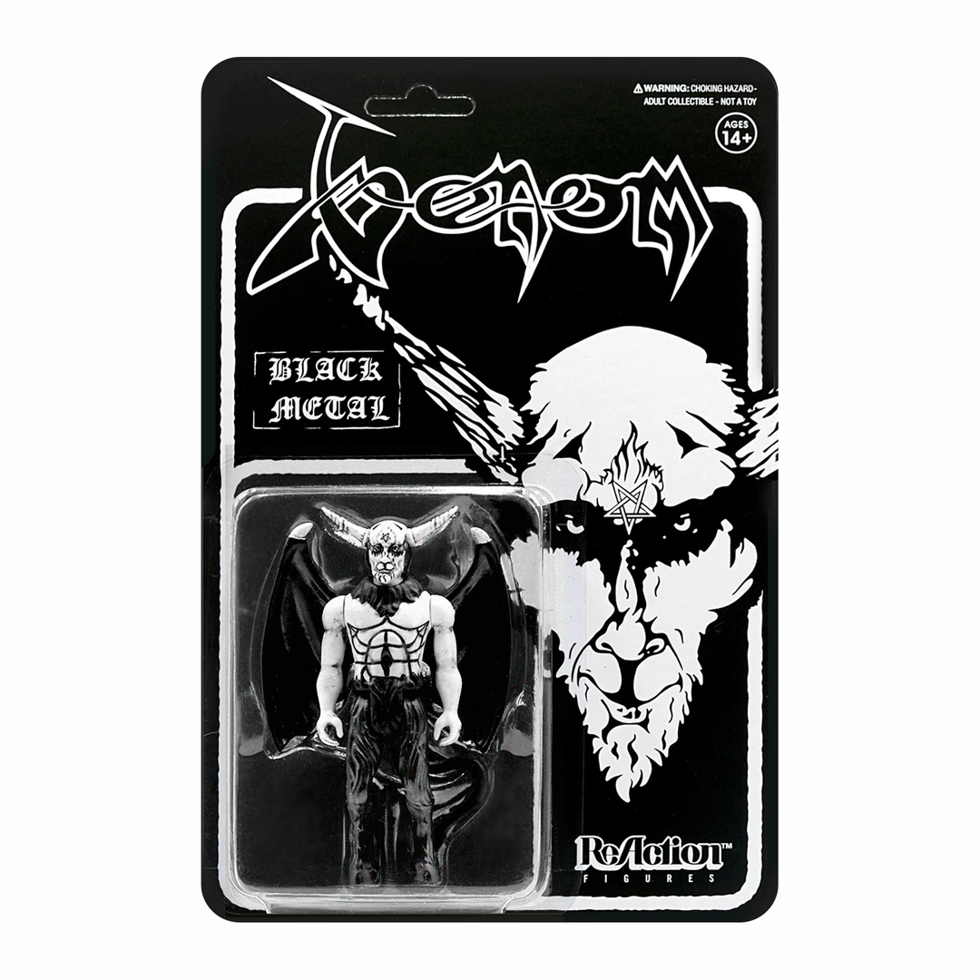 Super7 Venom ReAction Figure - Black Metal 3 Super7 Venom ReAction Figure - Black Metal