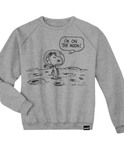 Super7 Peanuts Crewneck Sweatshirt - Snoopy On The Moon
