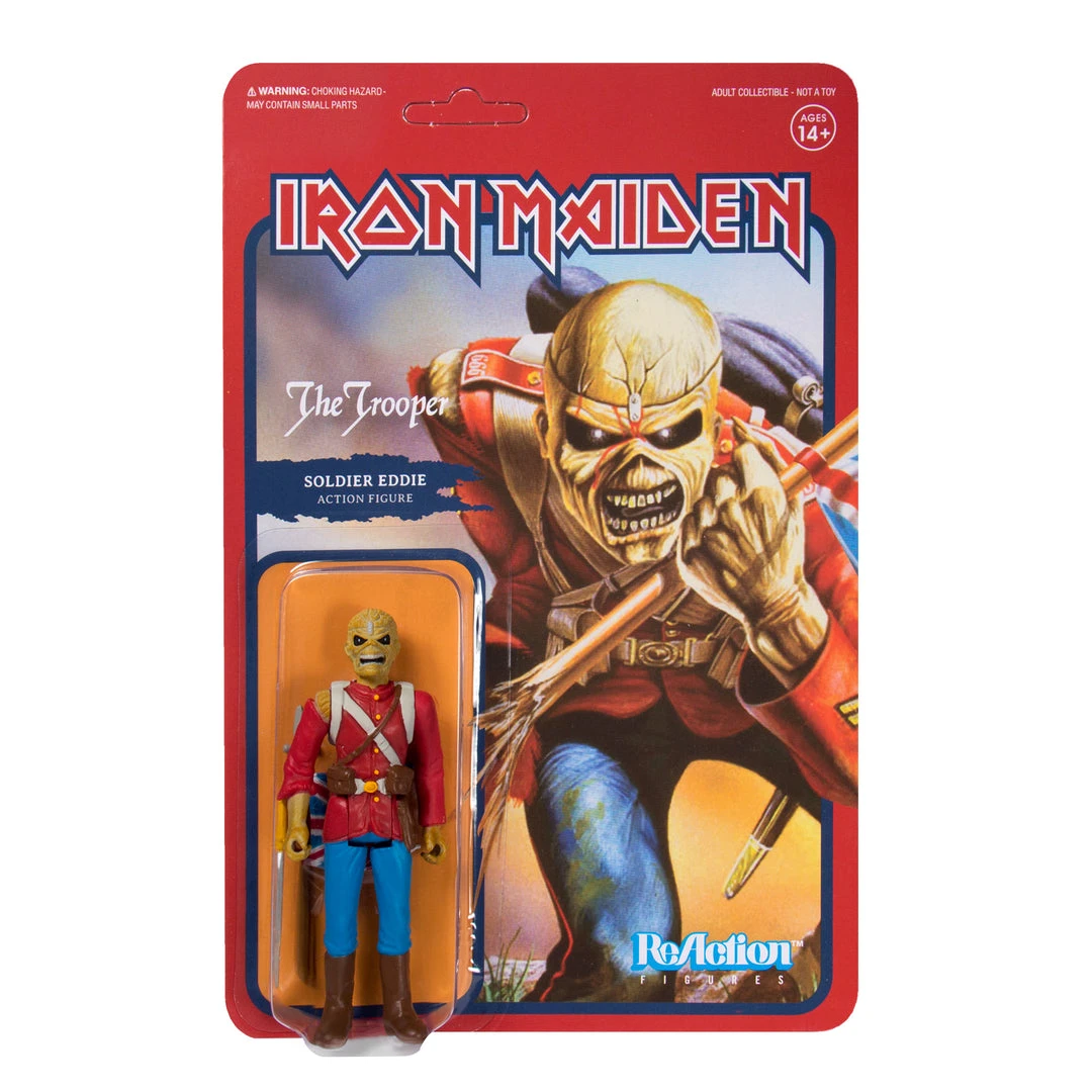 Super7 Music Iron Maiden ReAction Figure - The Trooper 3 Super7 Music Iron Maiden ReAction Figure - The Trooper