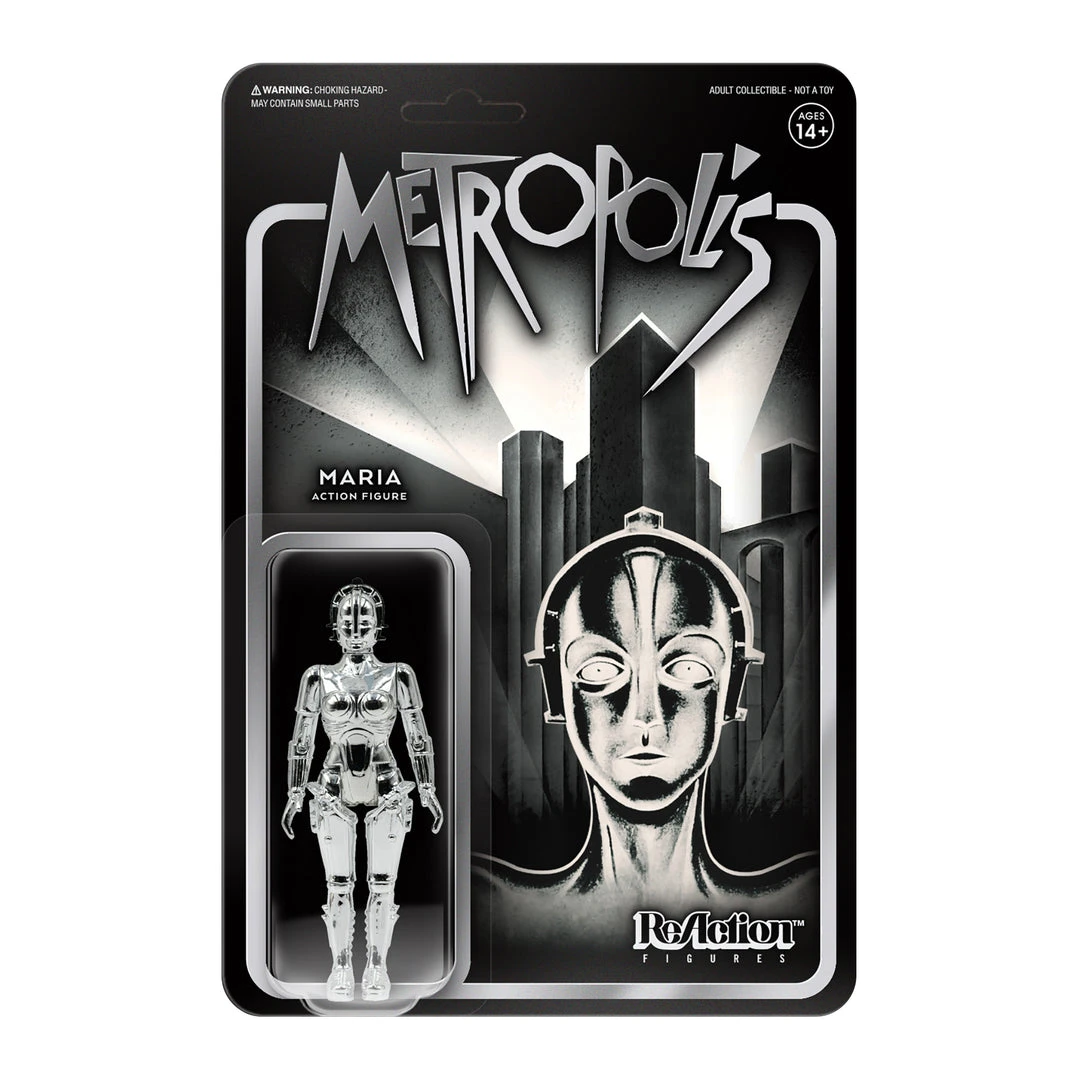 Super7 Metropolis ReAction Figure - Maria (Vac Metal Silver) Movies & TV 3 Super7 Metropolis ReAction Figure - Maria (Vac Metal Silver) Movies & TV