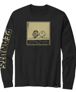 Super7 Peanuts T-Shirt - Franklin & Charlie Brown Long Sleeve