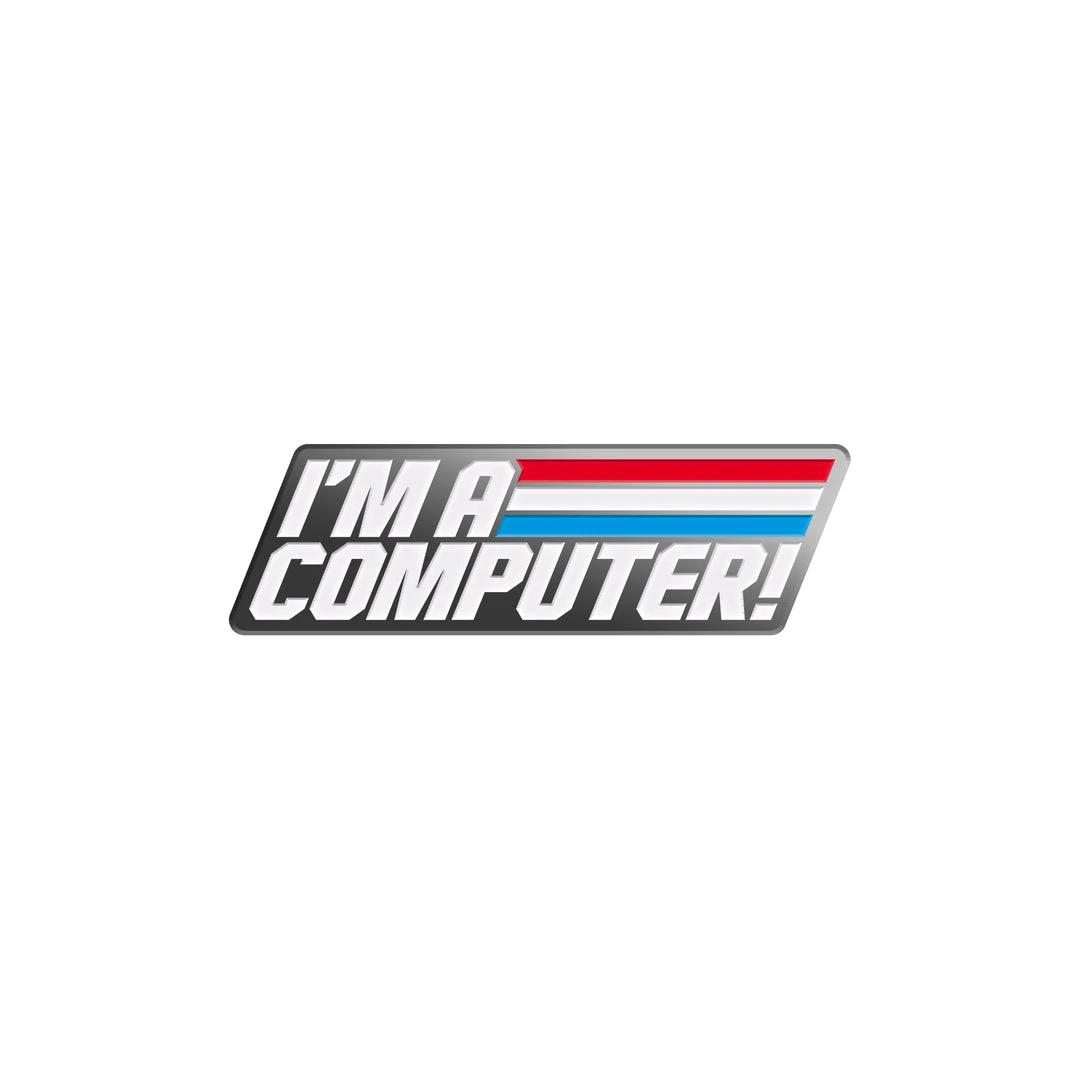 Super7 G.I. Joe Enamel Pin - I'm A Computer PSA Movies & TV 4 Super7 G.I. Joe Enamel Pin - I'm A Computer PSA Movies & TV