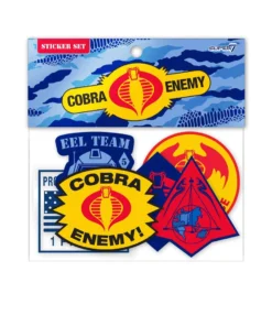 Super7 G.I. Joe - Cobra Die Cut Sticker Set With Header Card Movies & TV