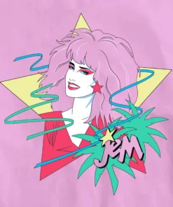 Super7 Jem And The Holograms - Jem Portrait Star T-shirt