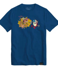 Super7 Ren & Stimpy T-Shirt - Happy Happy, Joy Joy