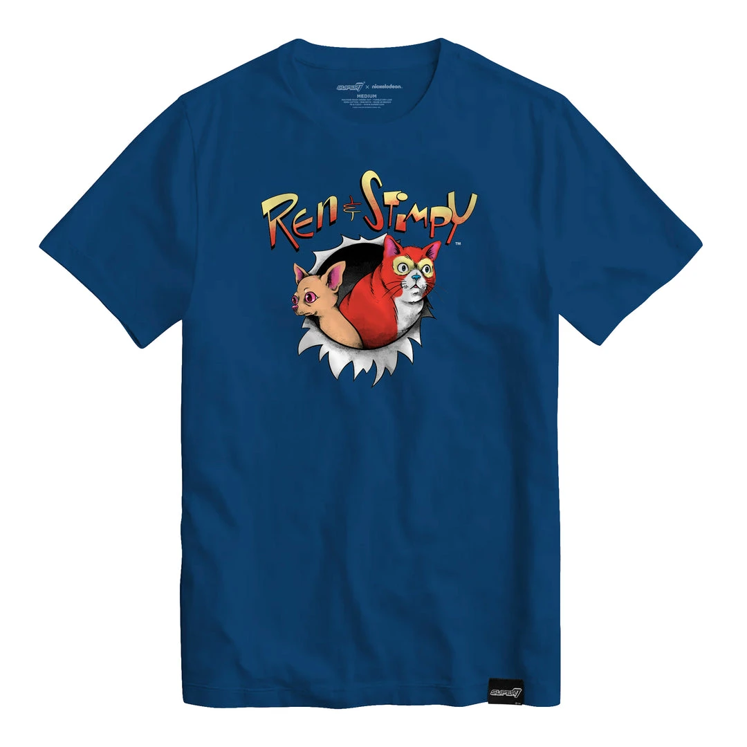 Super7 Ren & Stimpy T-Shirt - Realistic Ren & Stimpy Animation 3 Super7 Ren & Stimpy T-Shirt - Realistic Ren & Stimpy Animation