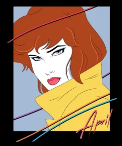 Super7 Teenage Mutant Ninja Turtles T-Shirt - 80s April