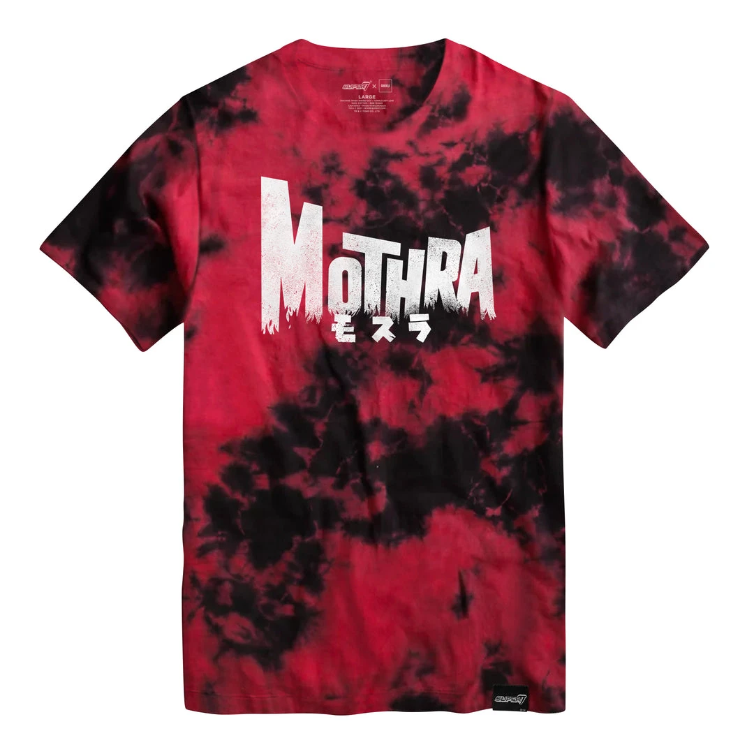 Super7 Toho T-Shirt - Mothra Tie Dye Godzilla 3 Super7 Toho T-Shirt - Mothra Tie Dye Godzilla