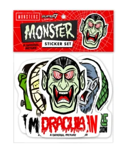 Super7 Universal Monsters Stickers - FreakyFaces Sticker Pack