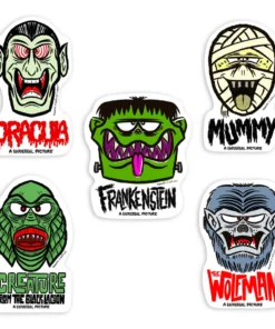 Super7 Universal Monsters Stickers - FreakyFaces Sticker Pack