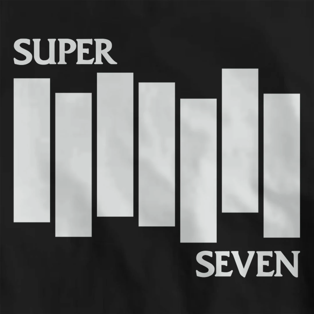 Super7 T-Shirt - Flag (Black) 4 Super7 T-Shirt - Flag (Black)
