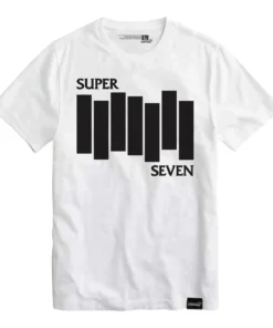 Super7 T-Shirt - Flag (White)