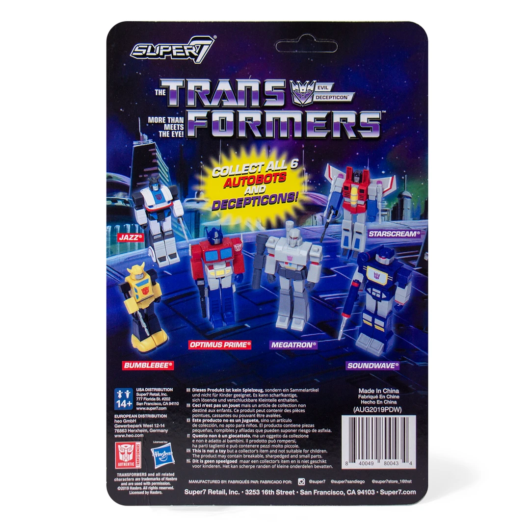 Super7 Transformers ReAction Figure - Optimus Prime Movies & TV 5 Super7 Transformers ReAction Figure - Optimus Prime Movies & TV
