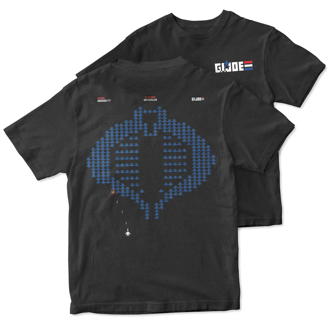 Super7 G.I. Joe T-Shirt - 8-Bit Cobra Commander Backhit Animation 3 Super7 G.I. Joe T-Shirt - 8-Bit Cobra Commander Backhit Animation