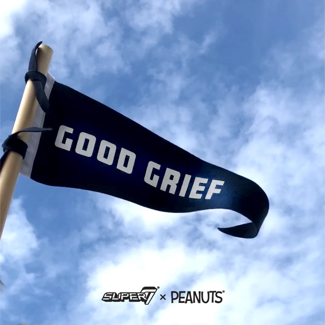 Super7 Peanuts Pennant - Good Grief 4 Super7 Peanuts Pennant - Good Grief