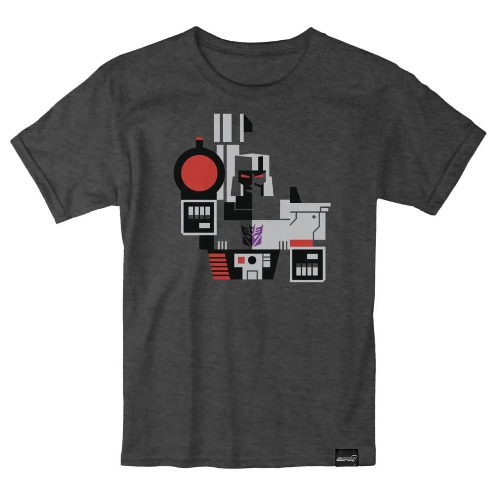 Super7 Transformers T-Shirt - Megatron Minimal 3 Super7 Transformers T-Shirt - Megatron Minimal
