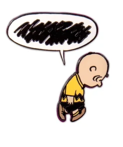 Super7 Peanuts Enamel Pin - Speech Bubble And Charlie Brown Set