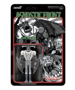Super7 Online store 27 Super7 Agnostic Front Reaction Figure - Eliminator (Grayscale) Music