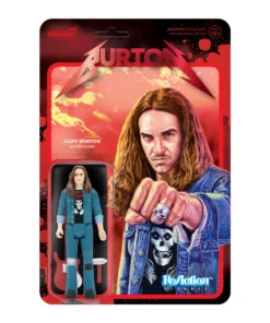 Super7 Music Cliff Burton ReAction Figure - Cliff 'Em All