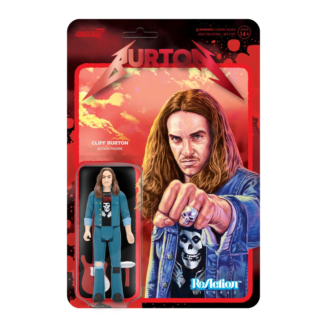 Super7 Music Cliff Burton ReAction Figure - Cliff 'Em All 3 Super7 Music Cliff Burton ReAction Figure - Cliff 'Em All
