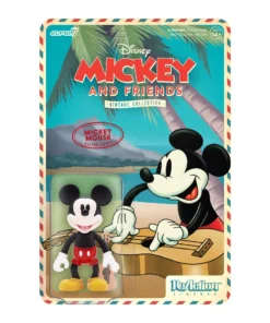 Super7 Movies & TV Disney ReAction Figures - Vintage Collection Wave 2 - Mickey Mouse (Hawaiian Holiday)