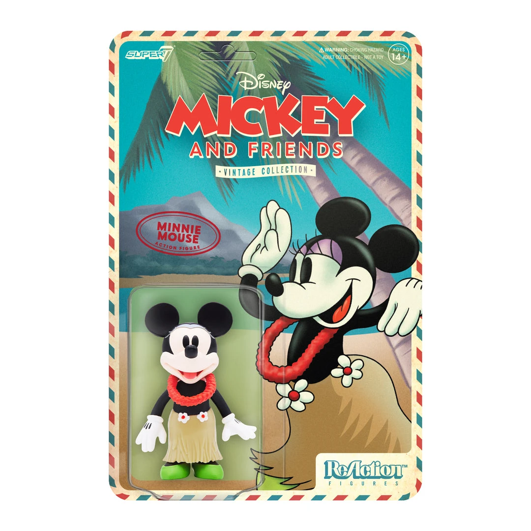Super7 Disney ReAction Figures - Vintage Collection Wave 2 - Minnie Mouse (Hawaiian Holiday) Movies & TV 3 Super7 Disney ReAction Figures - Vintage Collection Wave 2 - Minnie Mouse (Hawaiian Holiday) Movies & TV