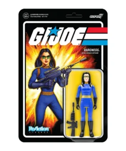 Super7 G.I. Joe ReAction Figures Wave 1 - Baroness Movies & TV