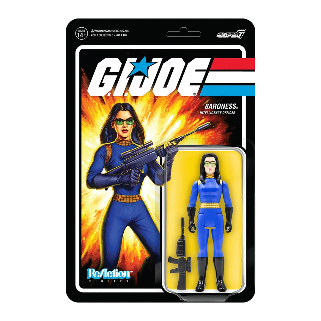 Super7 G.I. Joe ReAction Figures Wave 1 - Baroness Movies & TV 3 Super7 G.I. Joe ReAction Figures Wave 1 - Baroness Movies & TV