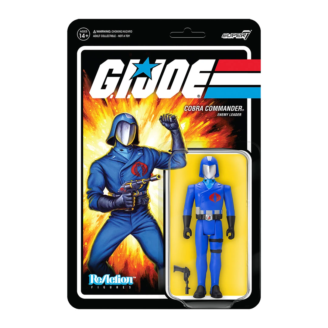 Super7 G.I. Joe ReAction Figures Wave 1 - Cobra Commander Movies & TV 3 Super7 G.I. Joe ReAction Figures Wave 1 - Cobra Commander Movies & TV