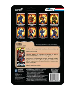 Super7 Movies & TV G.I. Joe ReAction Figures Wave 1 - Kwinn 7 Super7 Movies & TV G.I. Joe ReAction Figures Wave 1 - Kwinn