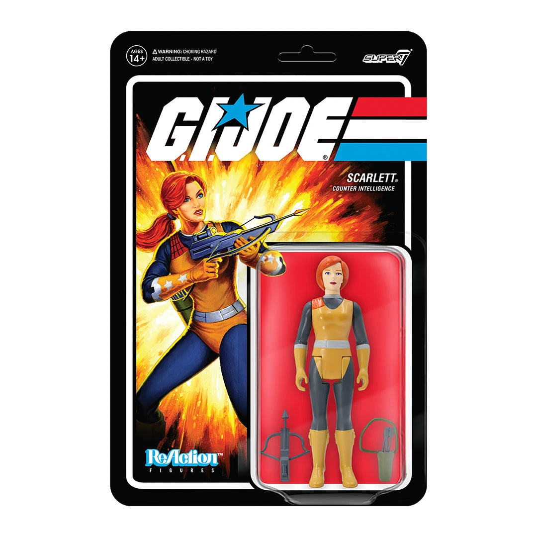 Super7 G.I. Joe ReAction Figures Wave 1 - Scarlett 3 Super7 G.I. Joe ReAction Figures Wave 1 - Scarlett