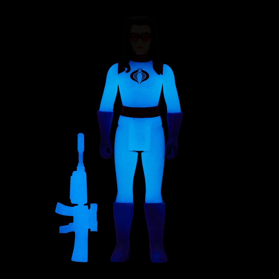 Super7 Movies & TV G.I. Joe ReAction Figures Wave 1b - Baroness (Glow Patrol) 5 Super7 Movies & TV G.I. Joe ReAction Figures Wave 1b - Baroness (Glow Patrol)