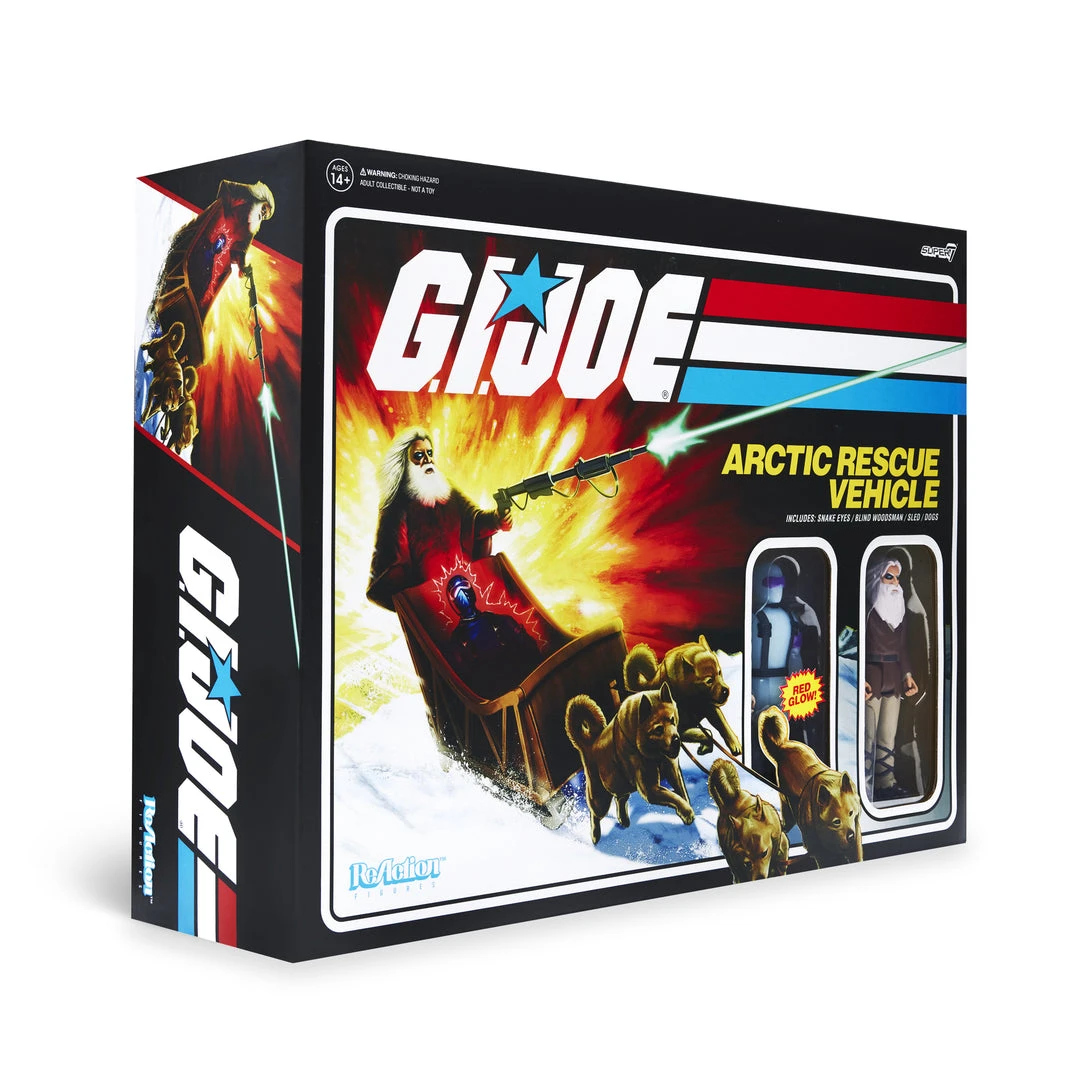 Super7 G.I. Joe ReAction Figures - Arctic Rescue Vehicle (Snake Eyes & Blind Woodsman) Movies & TV 3 Super7 G.I. Joe ReAction Figures - Arctic Rescue Vehicle (Snake Eyes & Blind Woodsman) Movies & TV