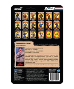 Super7 G.I. Joe ReAction Figures Wave 2 - Gamemaster Drone Movies & TV 7 Super7 G.I. Joe ReAction Figures Wave 2 - Gamemaster Drone Movies & TV