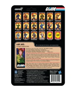 Super7 Movies & TV G.I. Joe ReAction Figures Wave 2 - Lady Jaye 7 Super7 Movies & TV G.I. Joe ReAction Figures Wave 2 - Lady Jaye