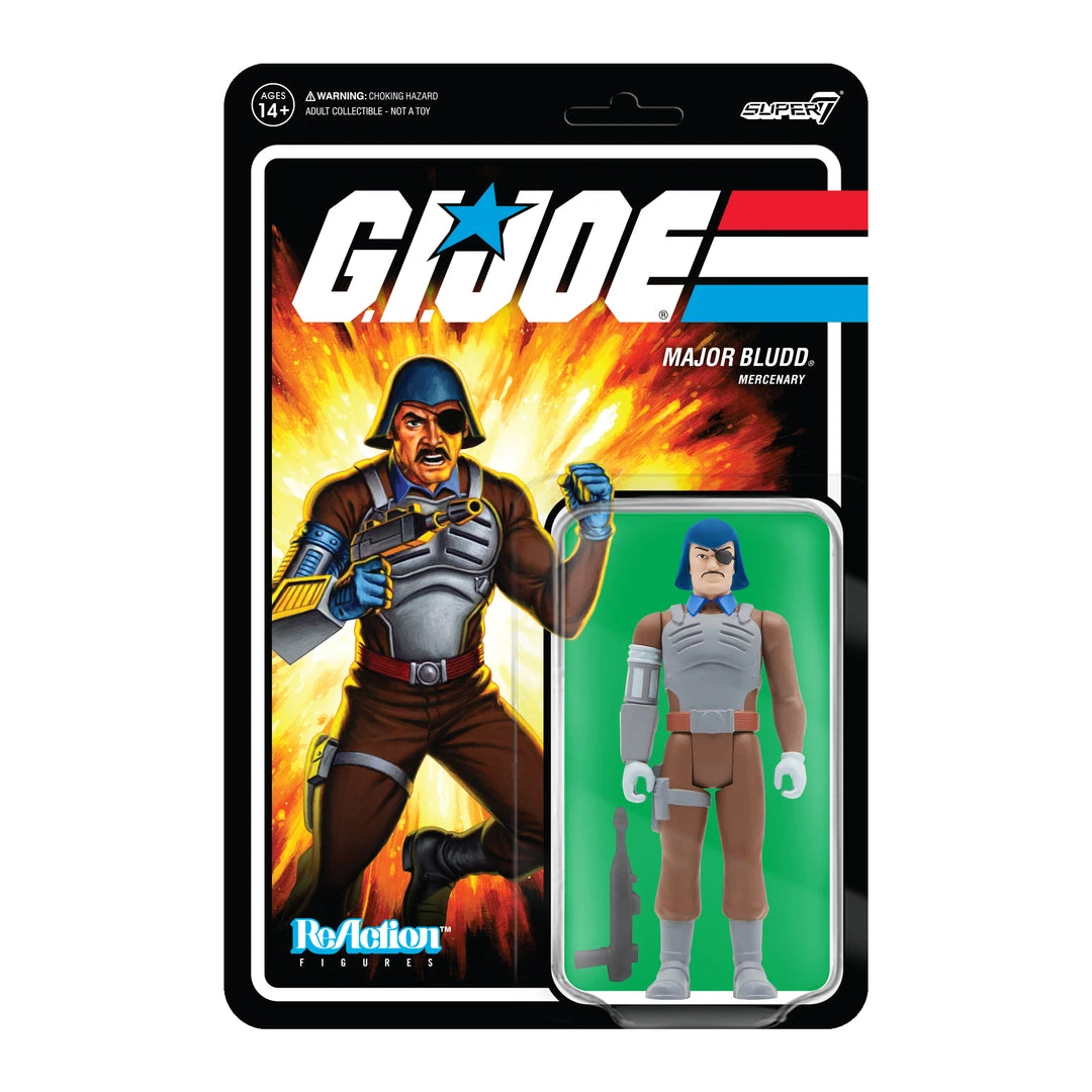 Super7 G.I. Joe ReAction Figures Wave 2 - Major Bludd Movies & TV 3 Super7 G.I. Joe ReAction Figures Wave 2 - Major Bludd Movies & TV