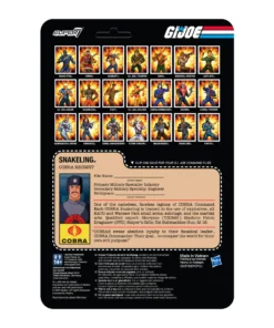 Super7 Movies & TV G.I. Joe ReAction Figures Wave 3 - Cobra Snakeling Factory Worker Clean-Shaven (Tan) 7 Super7 Movies & TV G.I. Joe ReAction Figures Wave 3 - Cobra Snakeling Factory Worker Clean-Shaven (Tan)