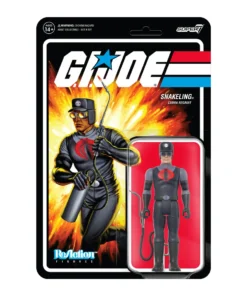Super7 Movies & TV G.I. Joe ReAction Figures Wave 3 - Cobra Snakeling Factory Worker Clean-Shaven (Tan)