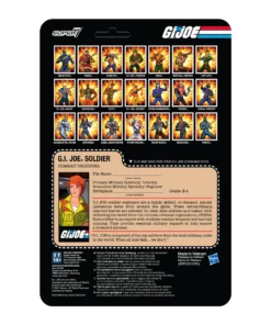 Super7 G.I. Joe ReAction Figures Wave 3 - Female Combat Engineer Short Hair (Brown)