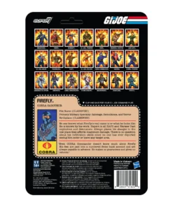 Super7 G.I. Joe ReAction Figures Wave 3 - Firefly (Comic Colors) Movies & TV 7 Super7 G.I. Joe ReAction Figures Wave 3 - Firefly (Comic Colors) Movies & TV