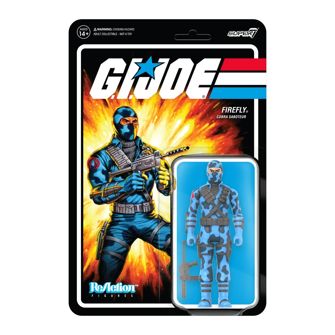 Super7 G.I. Joe ReAction Figures Wave 3 - Firefly (Comic Colors) Movies & TV 3 Super7 G.I. Joe ReAction Figures Wave 3 - Firefly (Comic Colors) Movies & TV