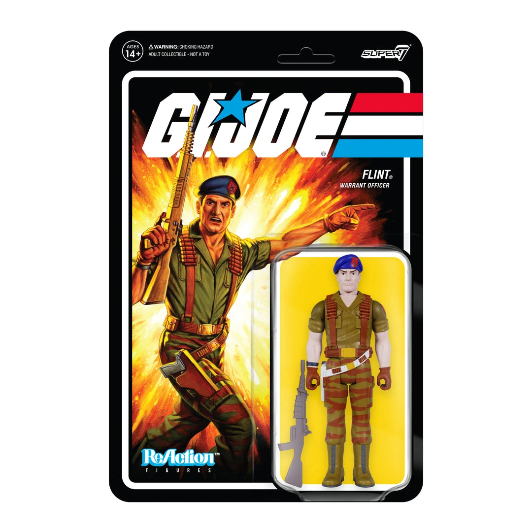 Super7 Movies & TV G.I. Joe ReAction Figures Wave 3 - Flint 3 Super7 Movies & TV G.I. Joe ReAction Figures Wave 3 - Flint